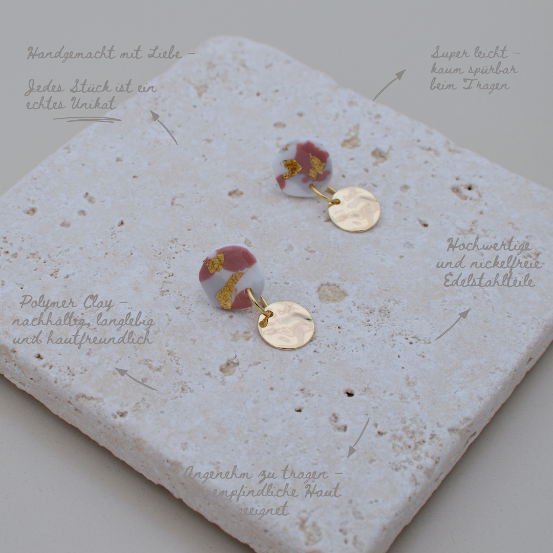 Ohrringe Terrazzo