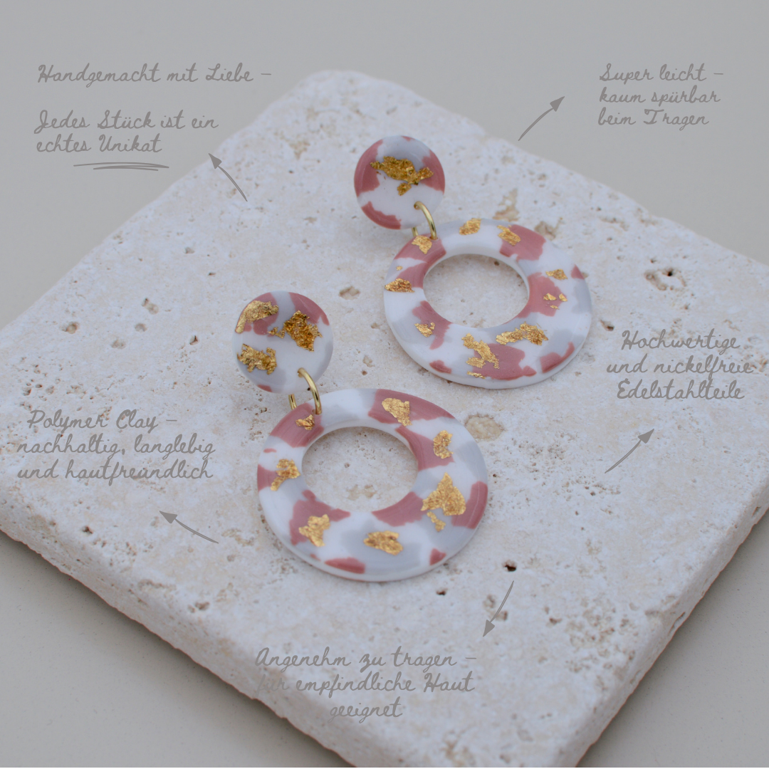 Ohrringe Terrazzo