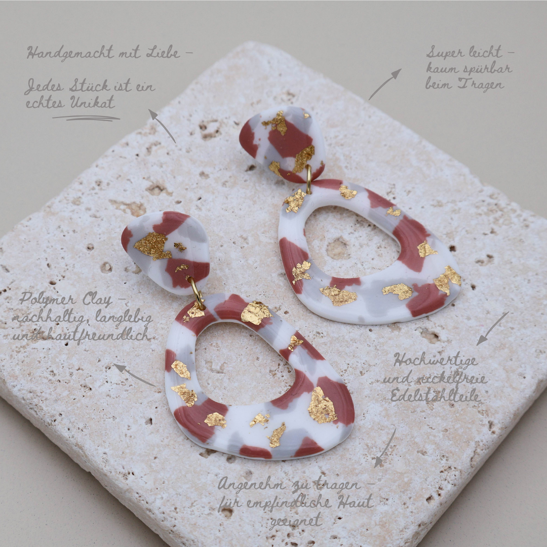 Ohrringe Terrazzo