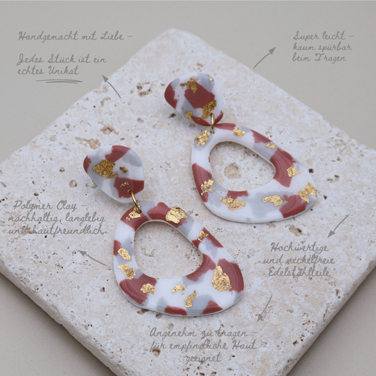 Ohrringe Terrazzo