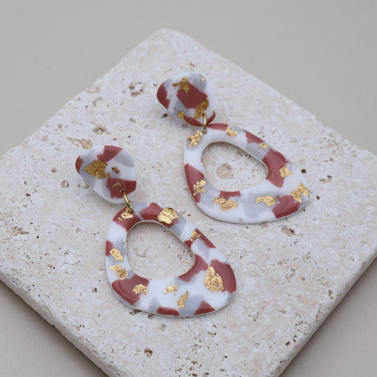 Ohrringe Terrazzo
